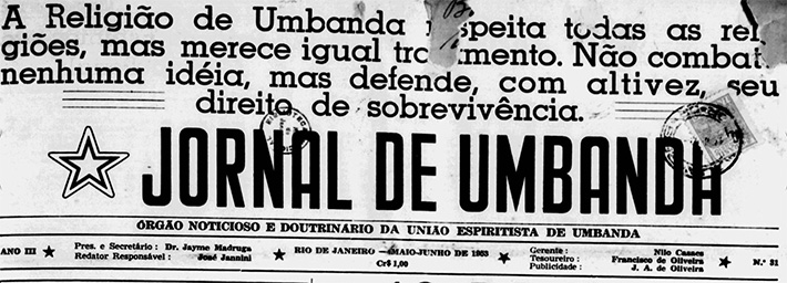 Jornal Nacional da Umbanda Edição nº 20 - Casa de Passes e